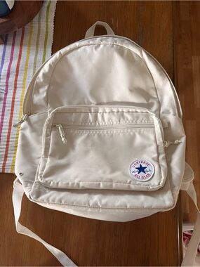 Converse Cream Canvas Backpack